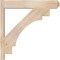 Ekena Millwork Merced Smooth Craftsman Outlooker, Douglas Fir, 5 1/2"W x 26"D x 26"H OUT06X26X26MRC04SDF - alternate 3